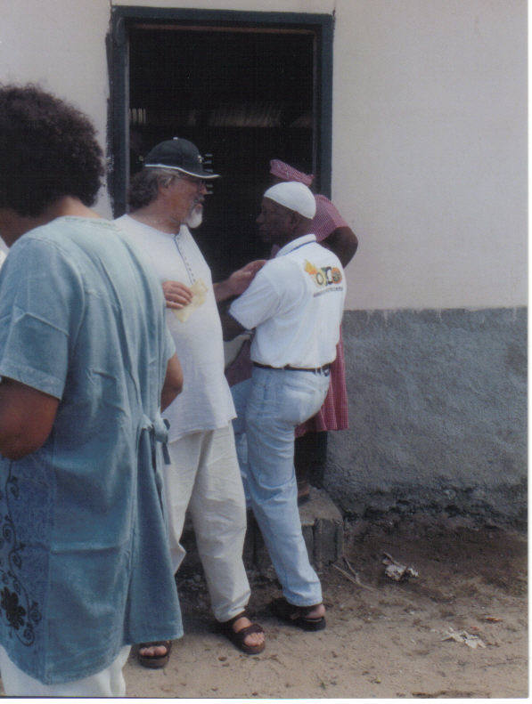 Mr. Jose Bengoa during a field trip to the Garifuna village