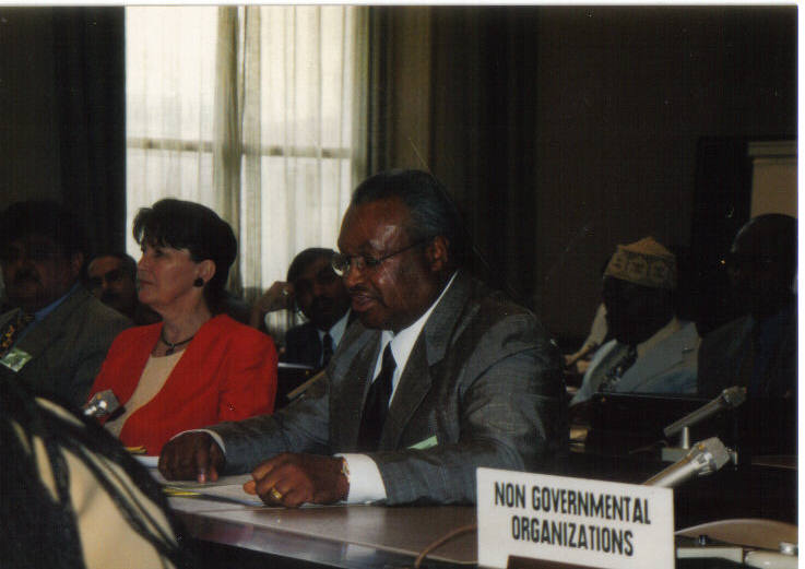 Mr. Silis Muhammad’s first spoken intervention at the UN in 1998